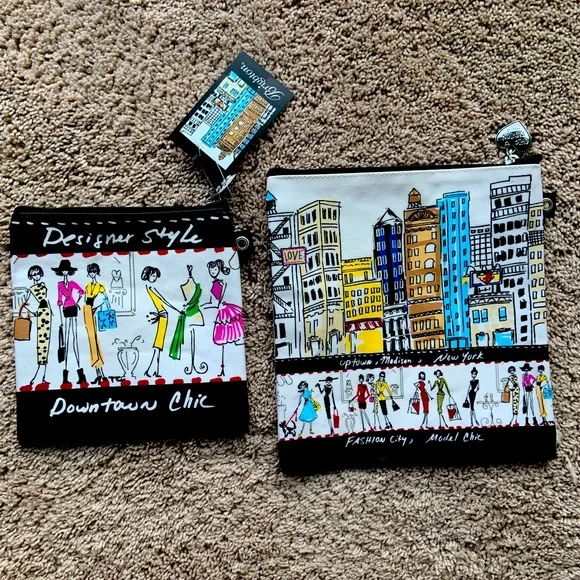 Two Brighton Cosmetic Bags - Picture 1 of 4